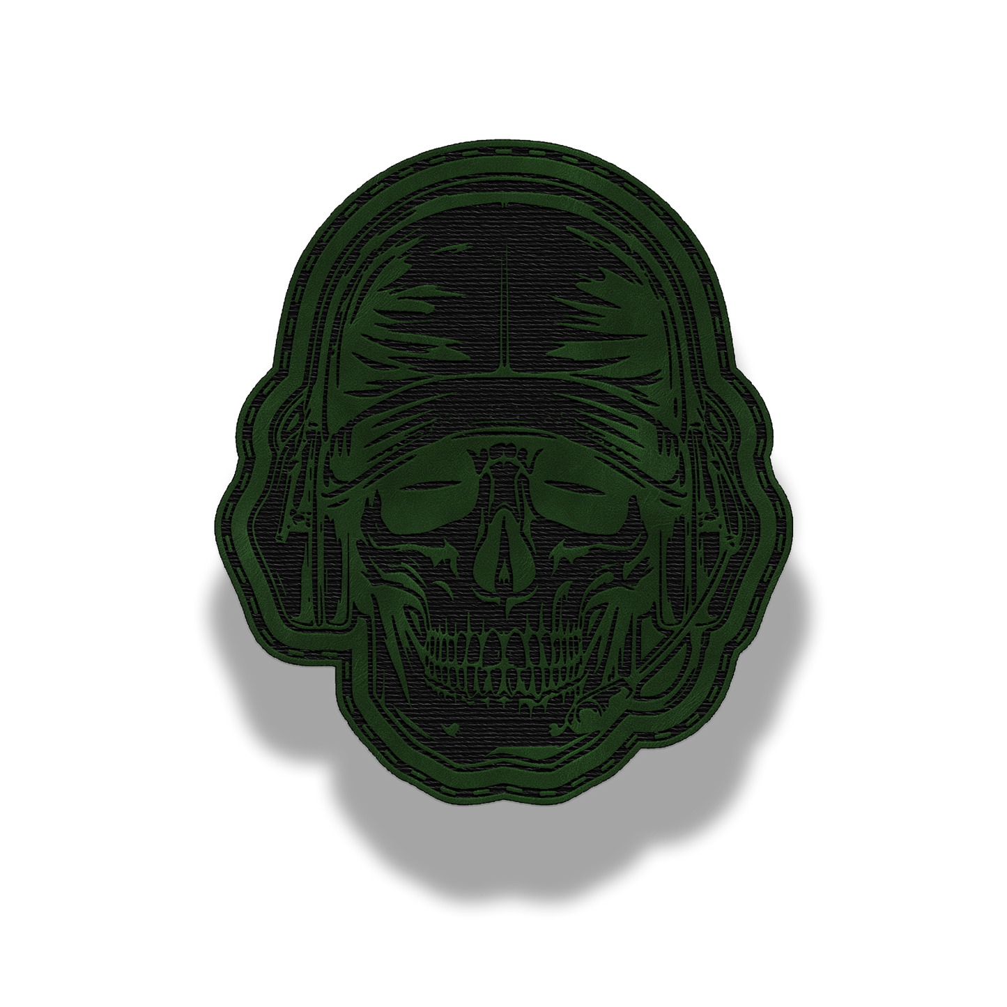 Tactical Skull Helmet – Leatherette Patch