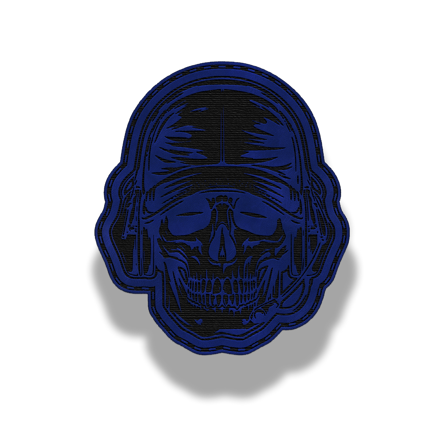 Tactical Skull Helmet – Leatherette Patch