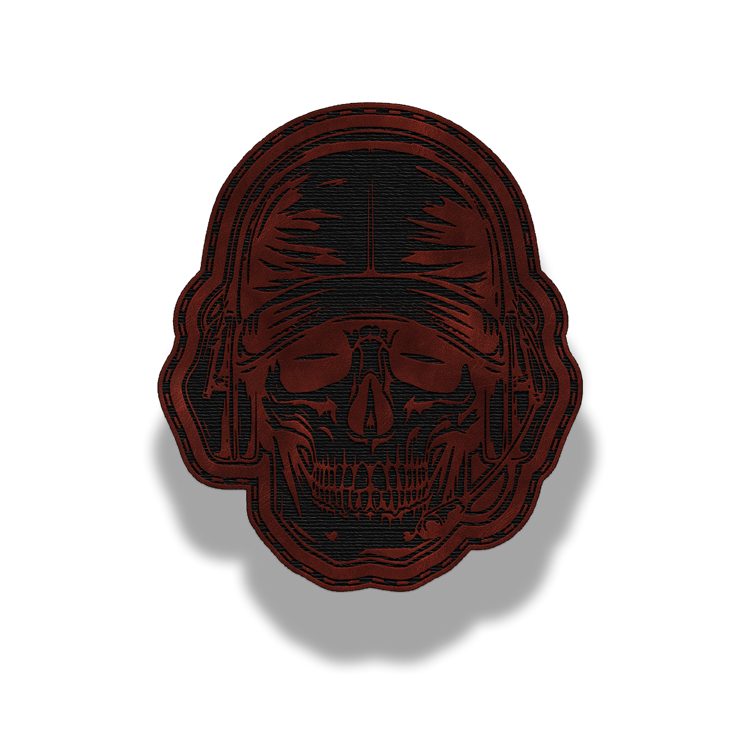 Tactical Skull Helmet – Leatherette Patch