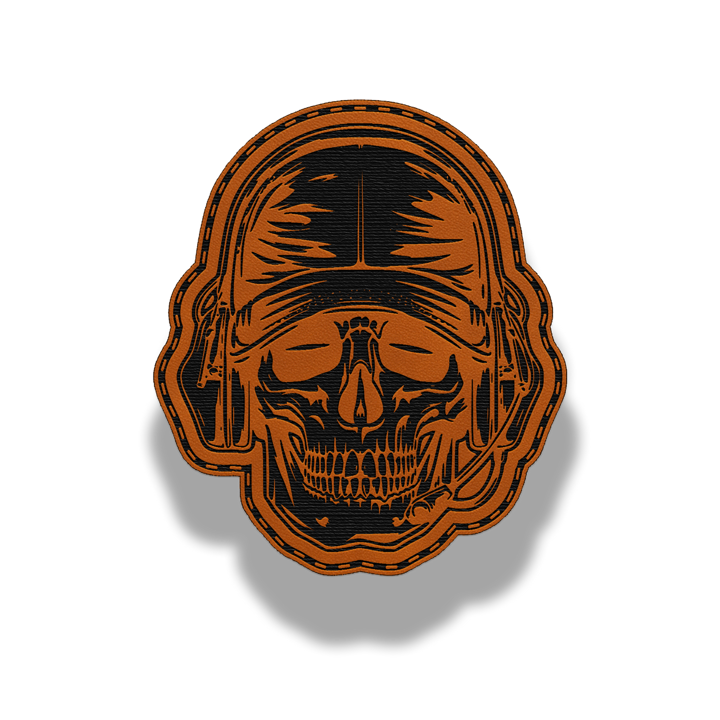 Tactical Skull Helmet – Leatherette Patch