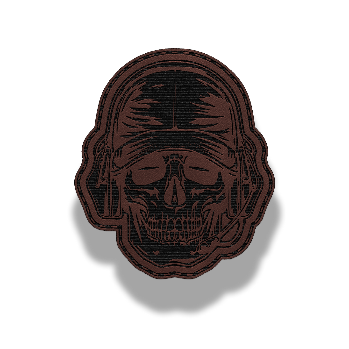 Tactical Skull Helmet – Leatherette Patch