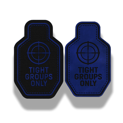 2 Pack Tight Groups Only Patch – Leatherette Morale Patch