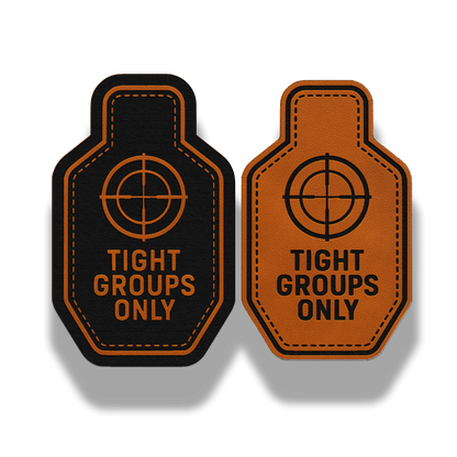 2 Pack Tight Groups Only Patch – Leatherette Morale Patch