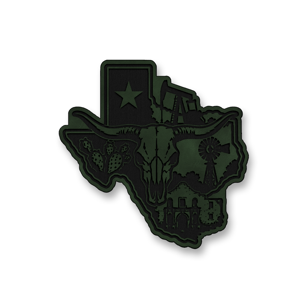 Texas Heritage Patch – Leatherette Morale Patch