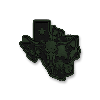 Texas Heritage Patch – Leatherette Morale Patch