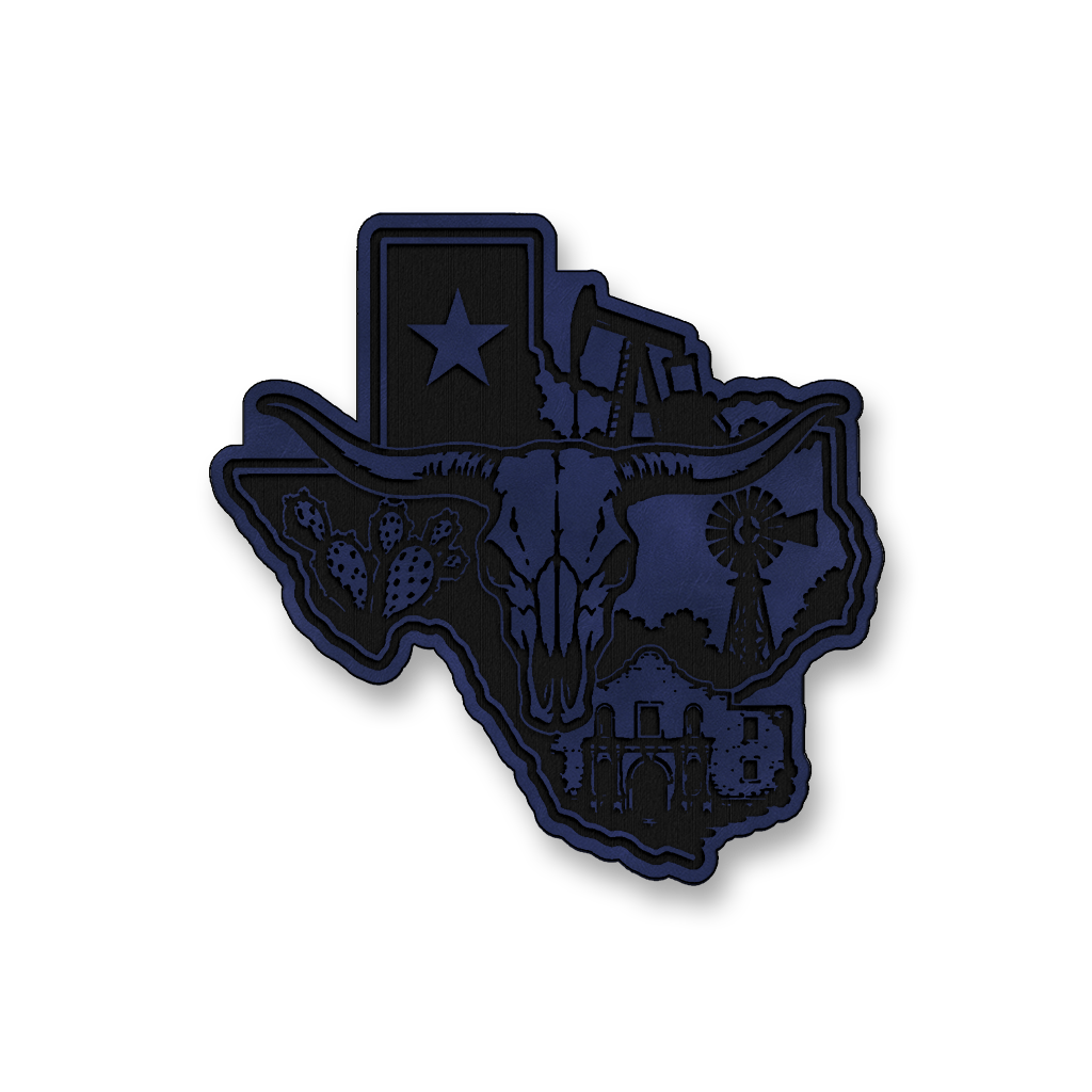 Texas Heritage Patch – Leatherette Morale Patch