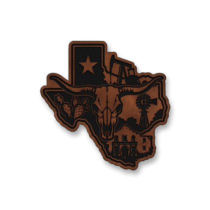 Texas Heritage Patch – Leatherette Morale Patch