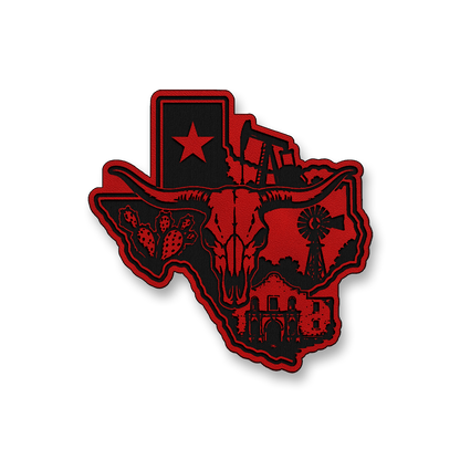Texas Heritage Patch – Leatherette Morale Patch