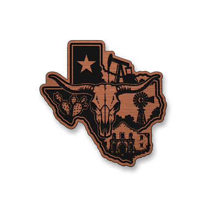 Texas Heritage Patch – Leatherette Morale Patch