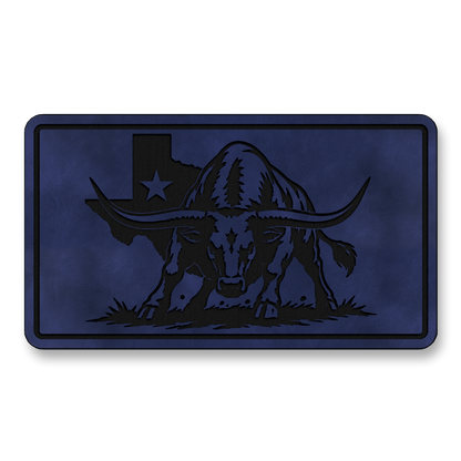 Texas Flag Longhorn Stance Patch – Leatherette Morale Patch