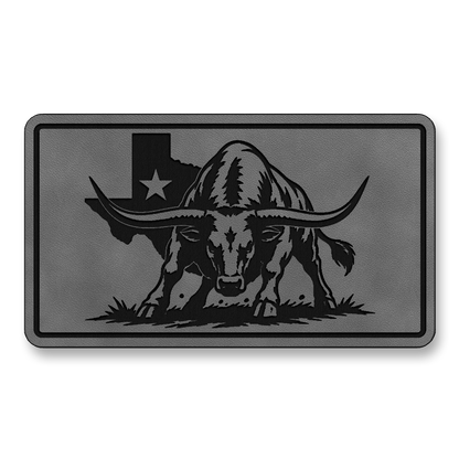 Texas Flag Longhorn Stance Patch – Leatherette Morale Patch