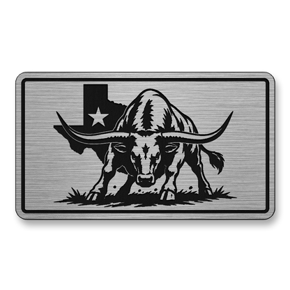 Texas Flag Longhorn Stance Patch – Leatherette Morale Patch