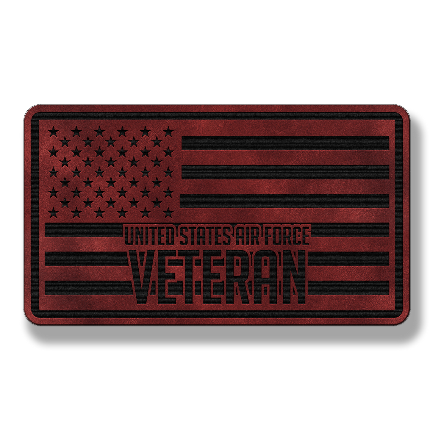 United States Air Force Veteran Flag – Leatherette Morale Patch