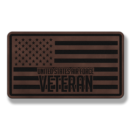 United States Air Force Veteran Flag – Leatherette Morale Patch