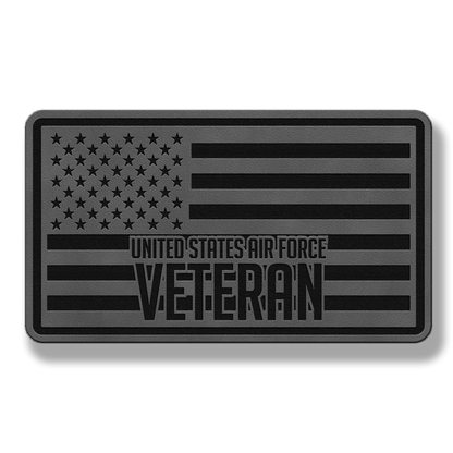 United States Air Force Veteran Flag – Leatherette Morale Patch