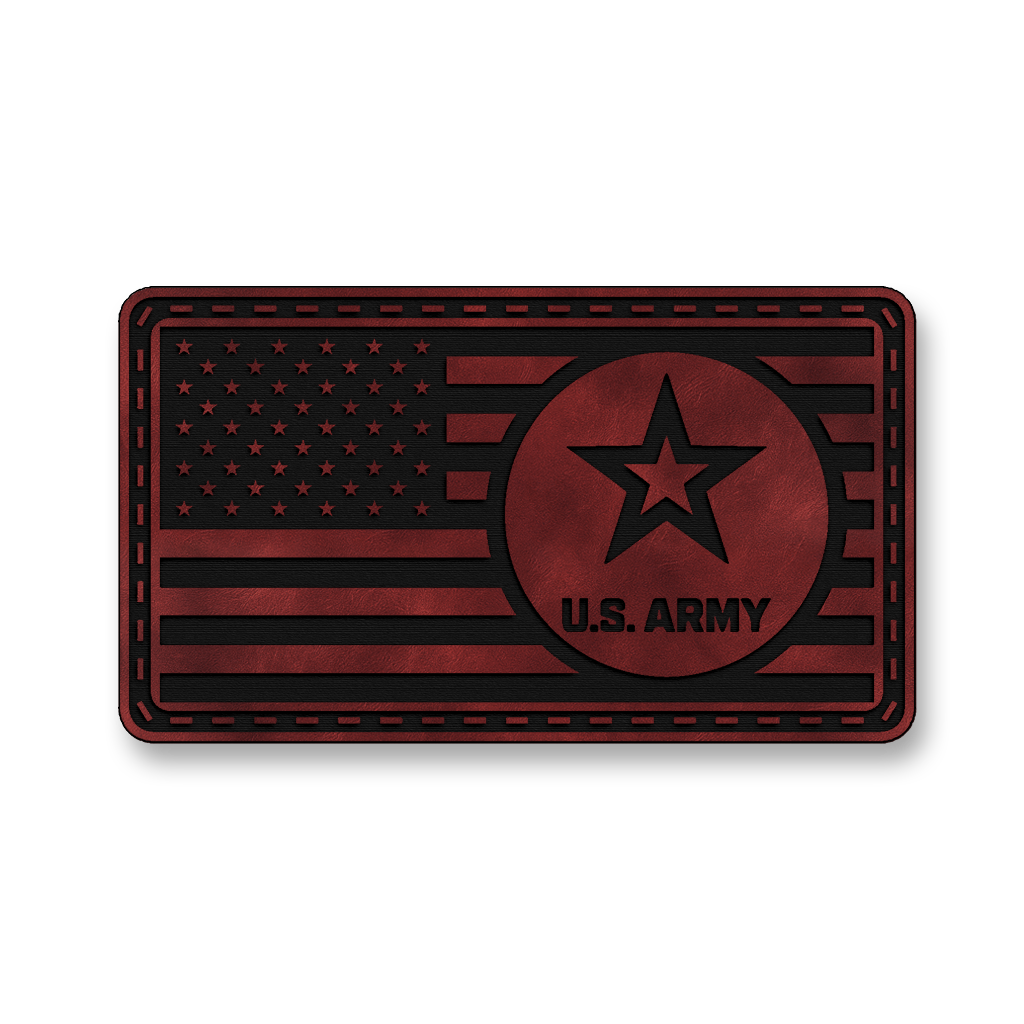United States Army Flag – Leatherette Morale Patch