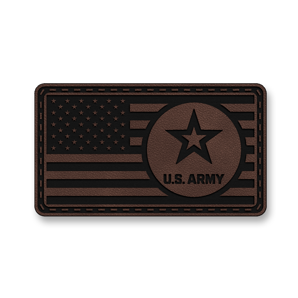 United States Army Flag – Leatherette Morale Patch