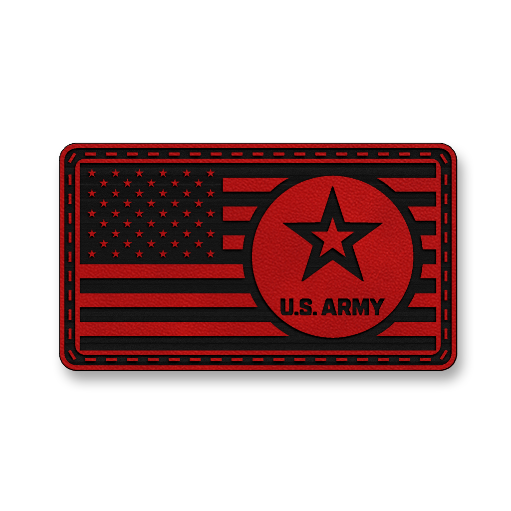 United States Army Flag – Leatherette Morale Patch