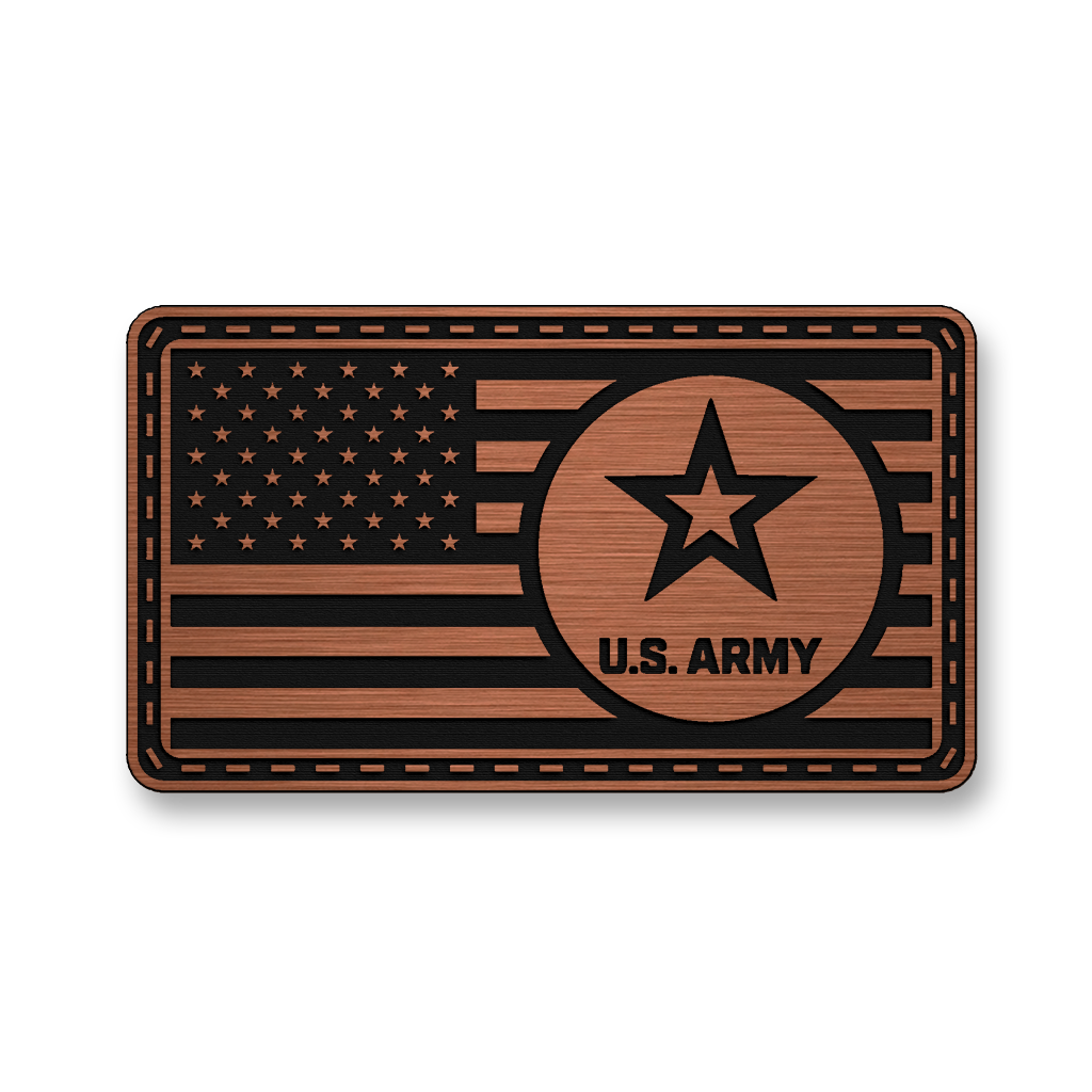 United States Army Flag – Leatherette Morale Patch