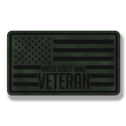United States Army Veteran Flag – Leatherette Morale Patch