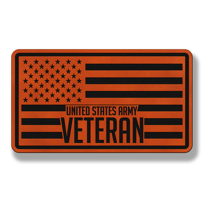 United States Army Veteran Flag – Leatherette Morale Patch