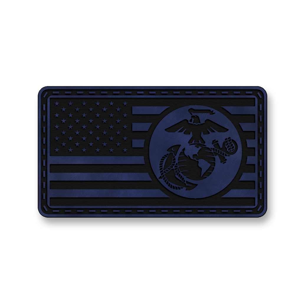 United States Marine Corps Flag – Leatherette Morale Patch