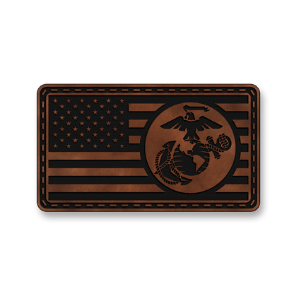 United States Marine Corps Flag – Leatherette Morale Patch