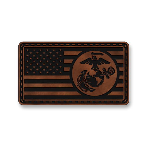 United States Marine Corps Flag – Leatherette Morale Patch