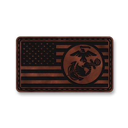 United States Marine Corps Flag – Leatherette Morale Patch