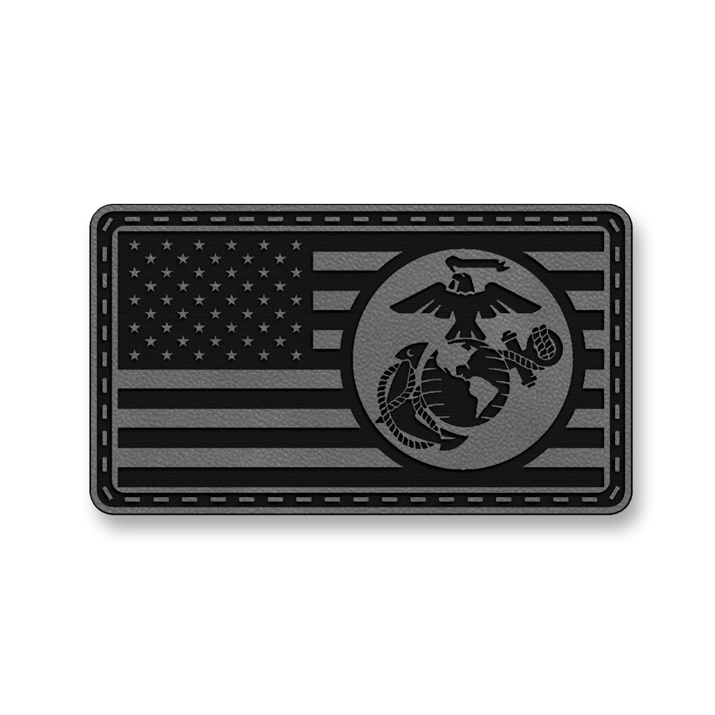 United States Marine Corps Flag – Leatherette Morale Patch