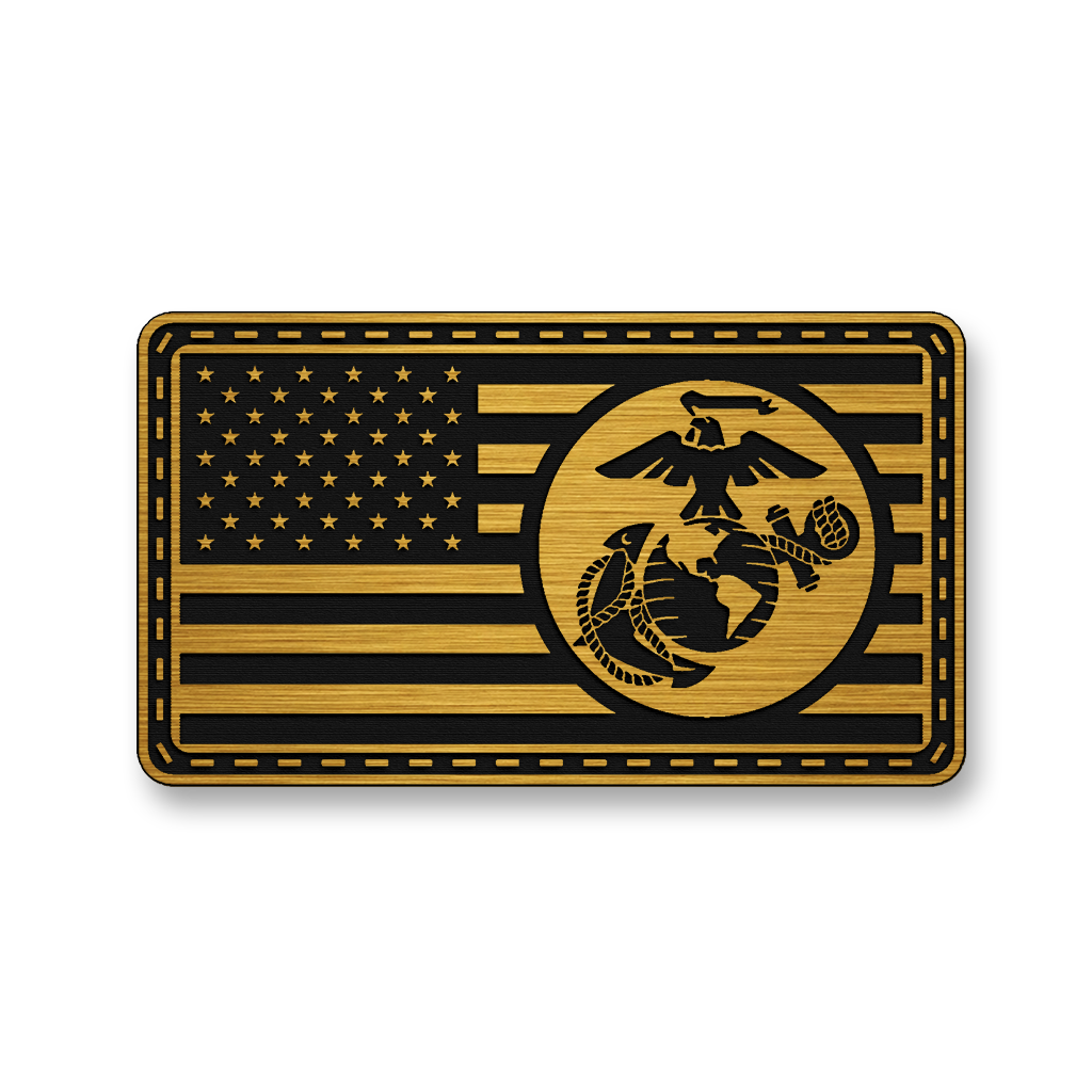 United States Marine Corps Flag – Leatherette Morale Patch