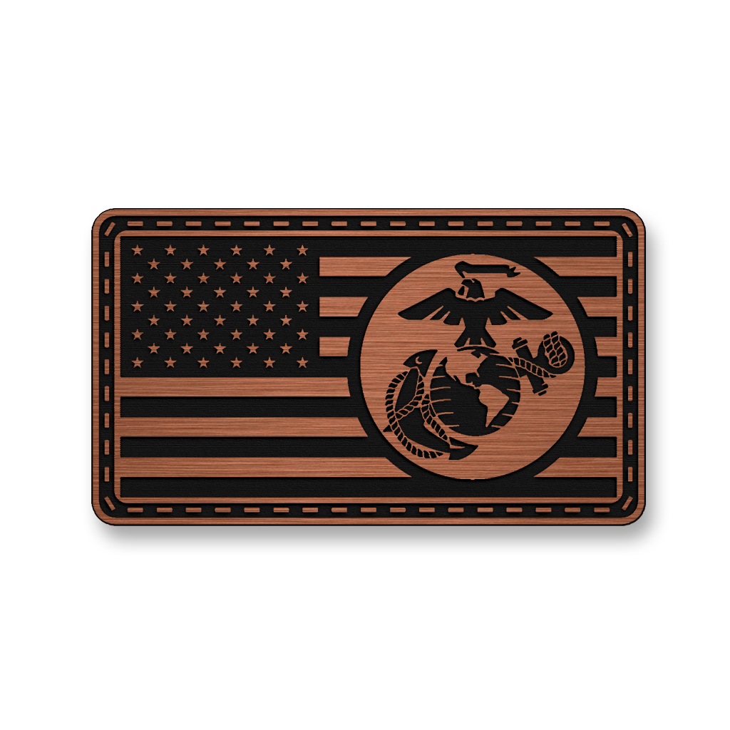United States Marine Corps Flag – Leatherette Morale Patch