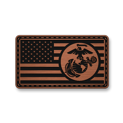 United States Marine Corps Flag – Leatherette Morale Patch