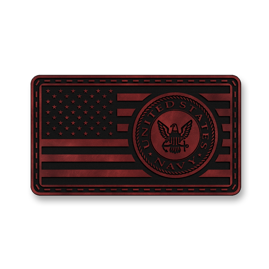 United States Navy Flag – Leatherette Morale Patch
