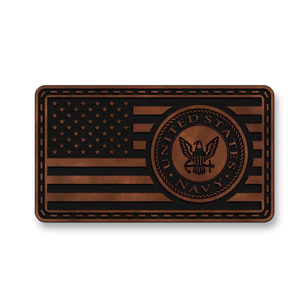 United States Navy Flag – Leatherette Morale Patch