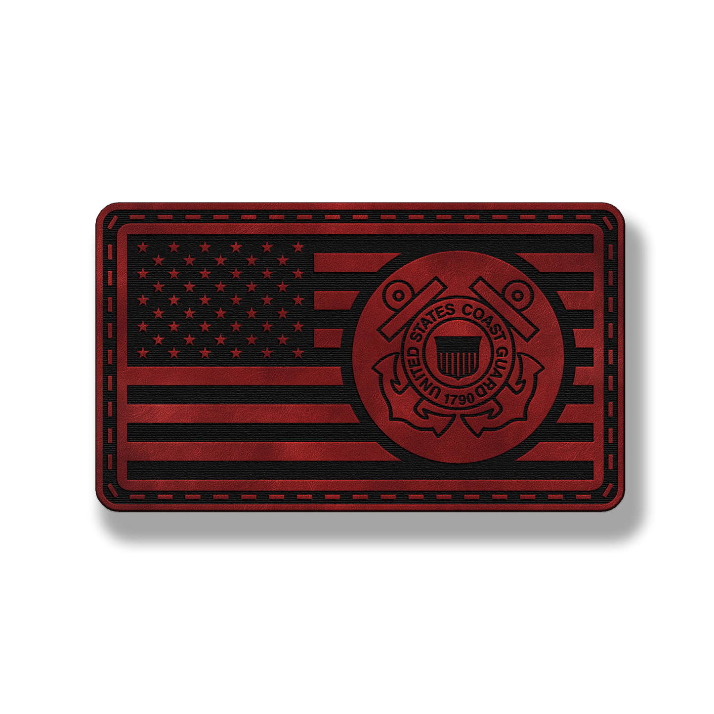 U.S. Coast Guard Flag Patch – Leatherette Morale Patch