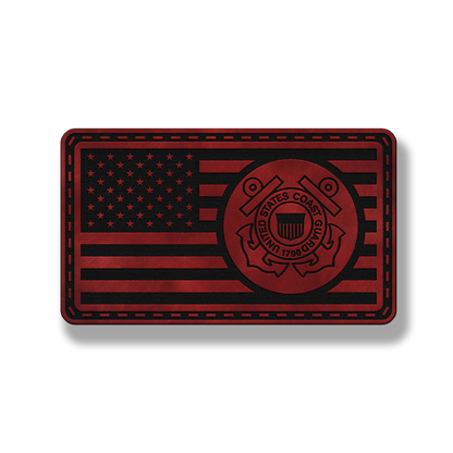 U.S. Coast Guard Flag Patch – Leatherette Morale Patch