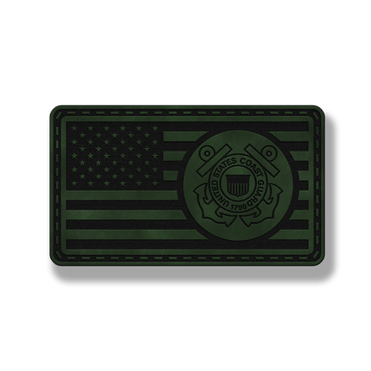 U.S. Coast Guard Flag Patch – Leatherette Morale Patch