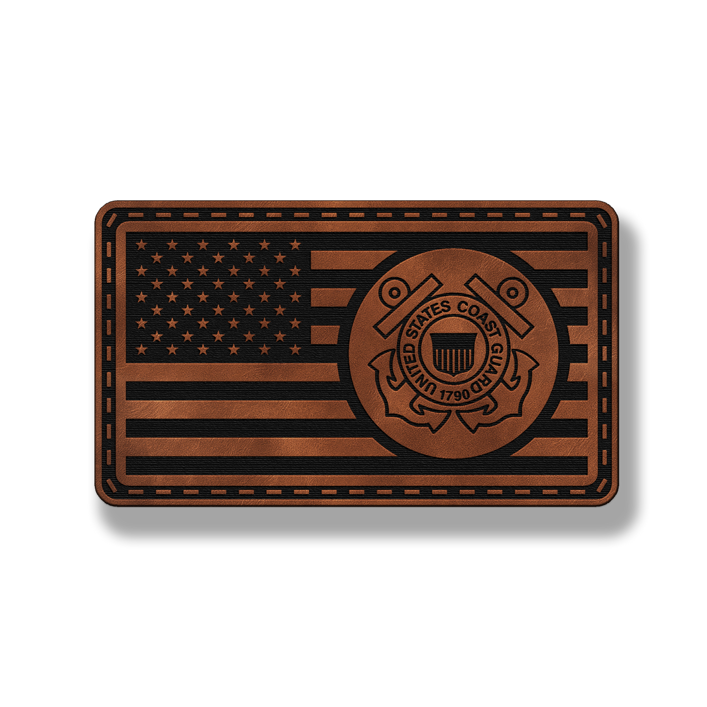 U.S. Coast Guard Flag Patch – Leatherette Morale Patch