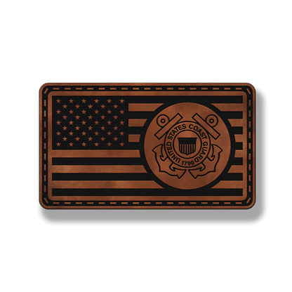 U.S. Coast Guard Flag Patch – Leatherette Morale Patch