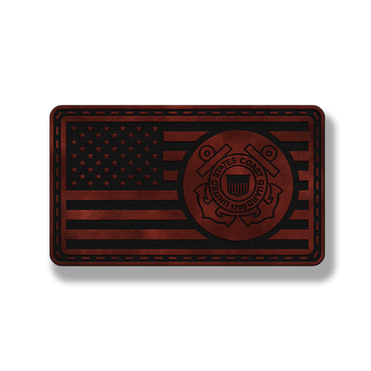 U.S. Coast Guard Flag Patch – Leatherette Morale Patch