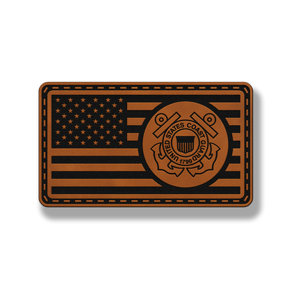 U.S. Coast Guard Flag Patch – Leatherette Morale Patch