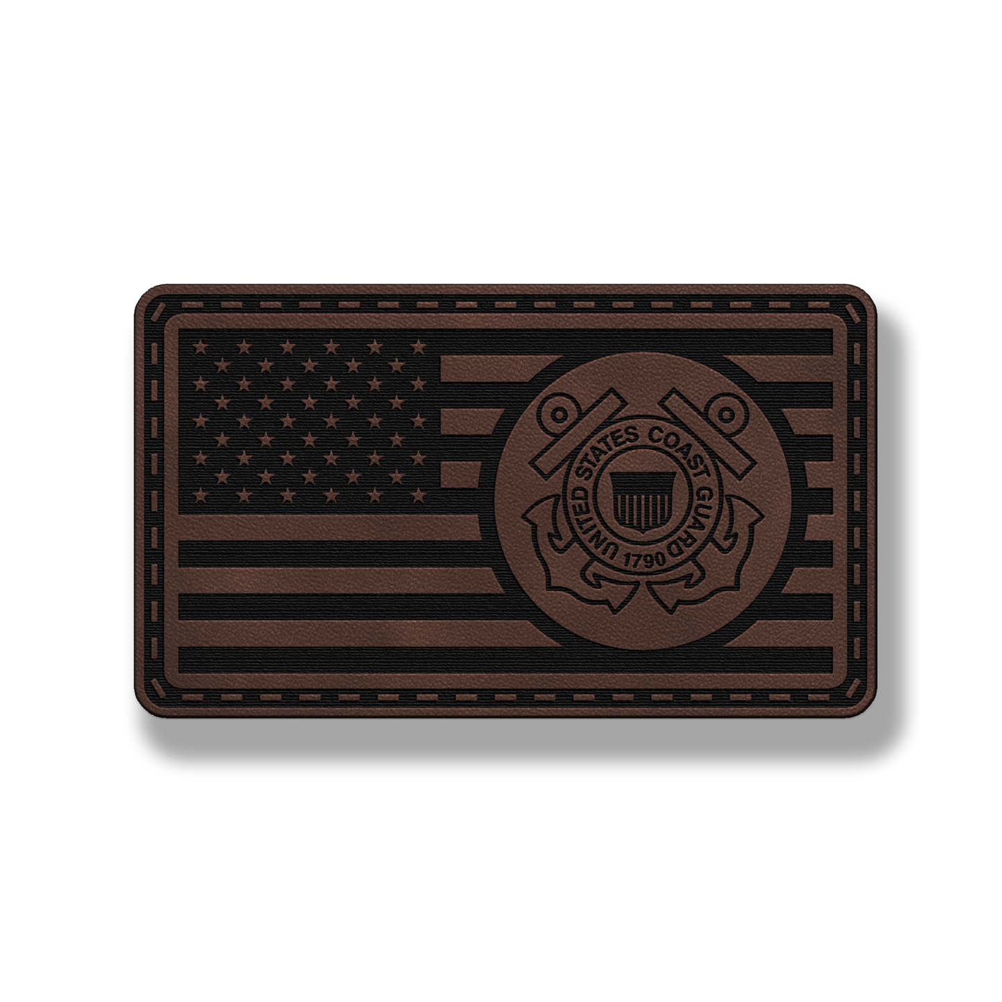 U.S. Coast Guard Flag Patch – Leatherette Morale Patch
