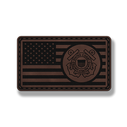 U.S. Coast Guard Flag Patch – Leatherette Morale Patch