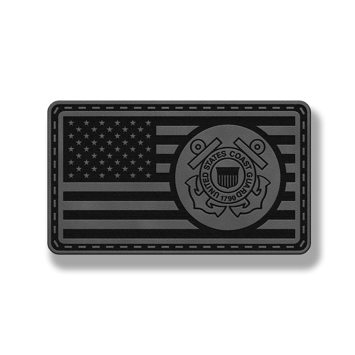 U.S. Coast Guard Flag Patch – Leatherette Morale Patch