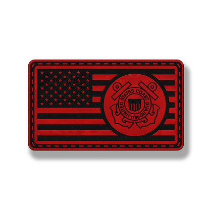 U.S. Coast Guard Flag Patch – Leatherette Morale Patch
