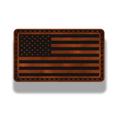 American Flag Patch – Leatherette Patch