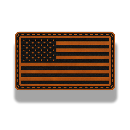 American Flag Patch – Leatherette Patch