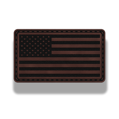 American Flag Patch – Leatherette Patch