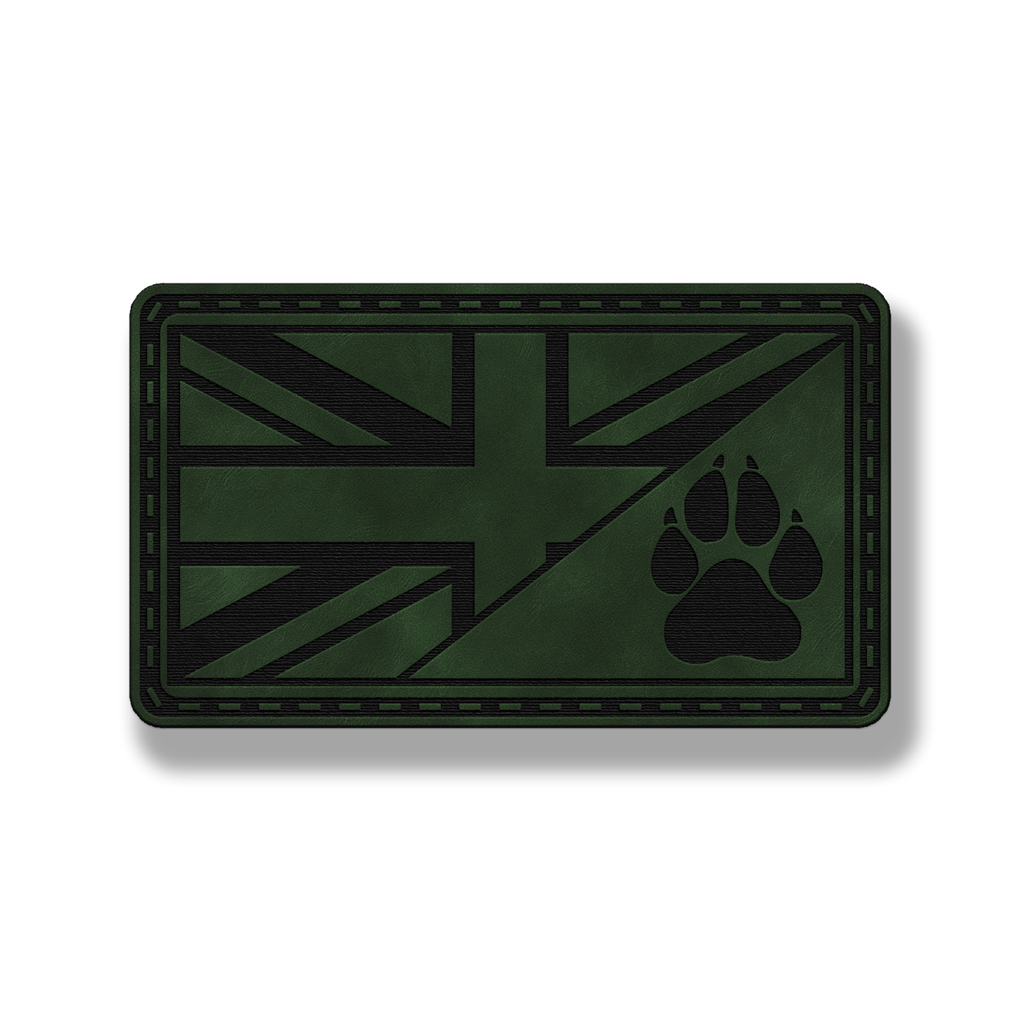 Union Jack Paw Flag Patch – Leatherette Morale Patch